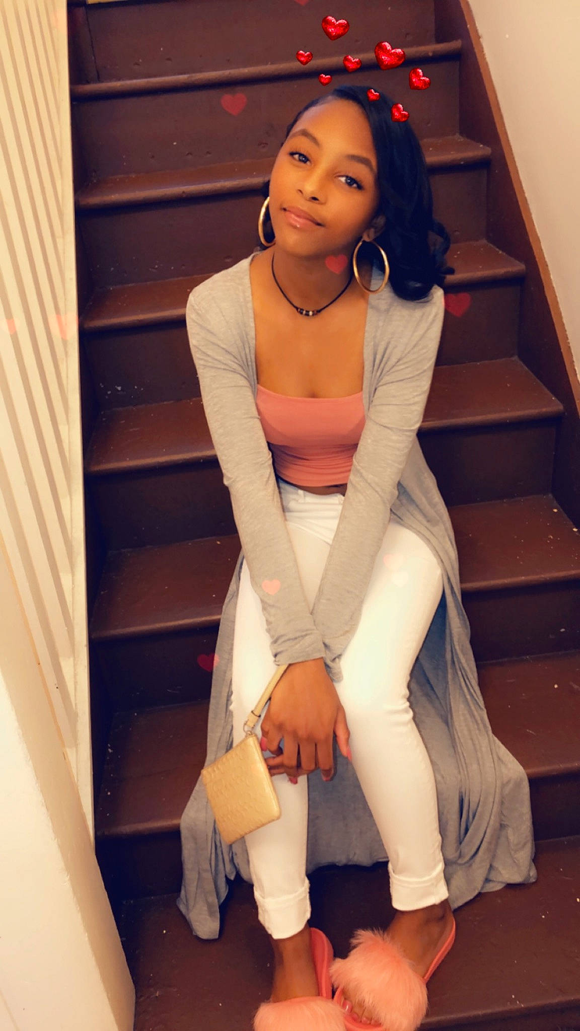 Alyana joined the competition — help win amazing prizes! arm, beige, fashion, finger, jeans, knee, leg, long_hair, neck, outerwear, person, shoe, thigh