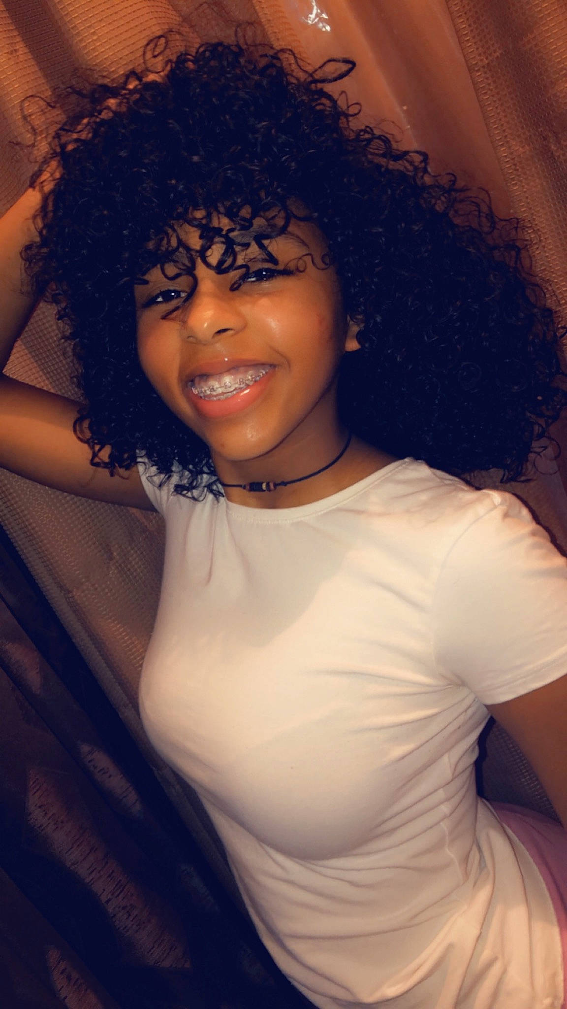 Alyana is registered to the contest to win money with this photo: afro, beauty, black_hair, chest, cool, eyebrow, forehead, fun, hair, hairstyle, human, jheri_curl, joy, lace_wig, lip, long_hair, neck, nose, person, ringlet