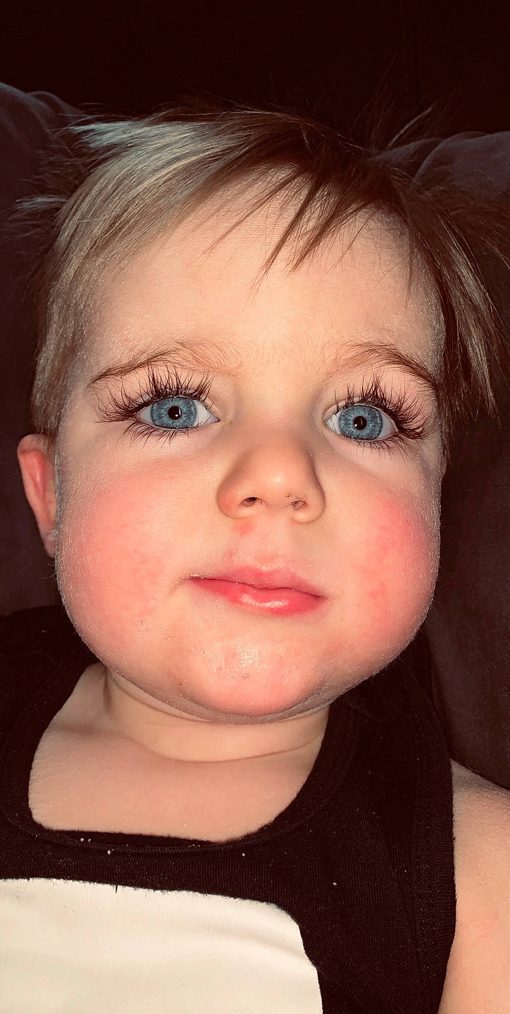 Jaxen joined the competition — help win amazing prizes! beauty, cheek, child, chin, close_up, ear, eye, eyebrow, eyelash, face, forehead, hair, hairstyle, head, jaw, lip, mouth, nose, organ, person