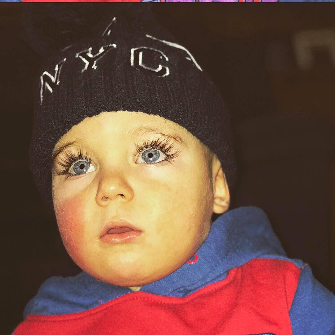 Jaxen is registered to the contest to win money with this photo: beanie, bonnet, cap, cheek, child, chin, cool, eyebrow, face, forehead, head, headgear, headwear, knit_cap, lip, nose, person, portrait, smile, toddler