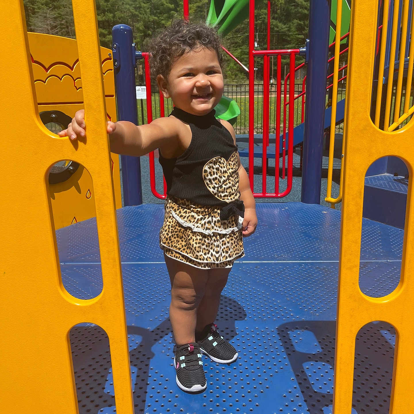 Octavia joined the competition — help win amazing prizes! child, clothing, face, female, footwear, girl, grass, head, nature, outdoorplayarea, outdoors, park, person, photography, plant, playarea, portrait, shoe, slide, toy