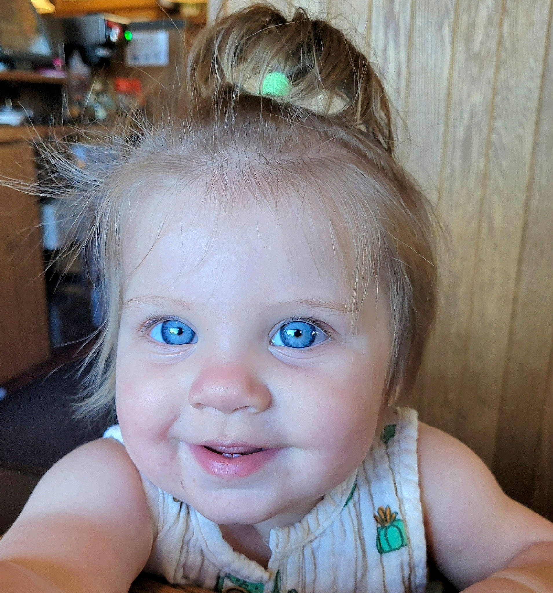 Annalise joined the competition — help win amazing prizes! baby_toddler_clothing, cheek, child, chin, ear, eye, eyebrow, eyelash, fun, hair, happy, head, headpiece, human_body, iris, joy, lip, nose, person, skin