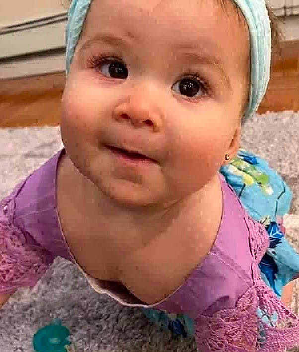 Maliya Jo is registered to the contest to win money with this photo: baby, baby_toddler_clothing, cap, cheek, child, electric_blue, eyelash, fashion_accessory, fun, grass, happy, hat, headgear, lip, nose, person, pink, recreation, skin, t_shirt