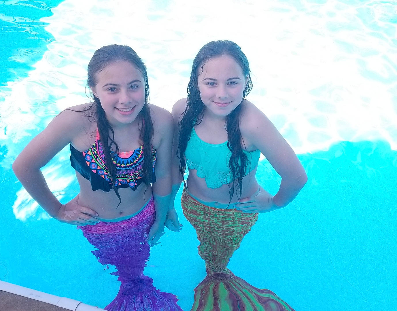 Alexa Taylor joined the competition — help win amazing prizes! friendship, fun, happy, joy, leisure, mermaid, person, recreation, smile, summer, swimming_pool, swimwear, vacation, water