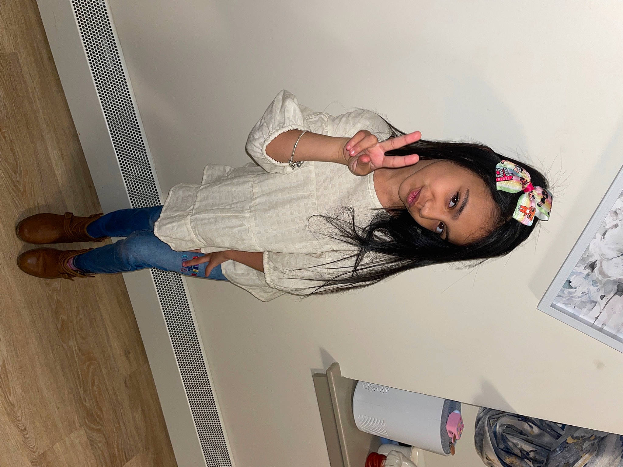 Joliannys joined the competition — help win amazing prizes! child, comfort, elbow, eyewear, finger, flooring, fun, hardwood, human_leg, joy, knee, person, plaster, room, t_shirt, thigh, varnish, walking_shoe, wood, wood_flooring