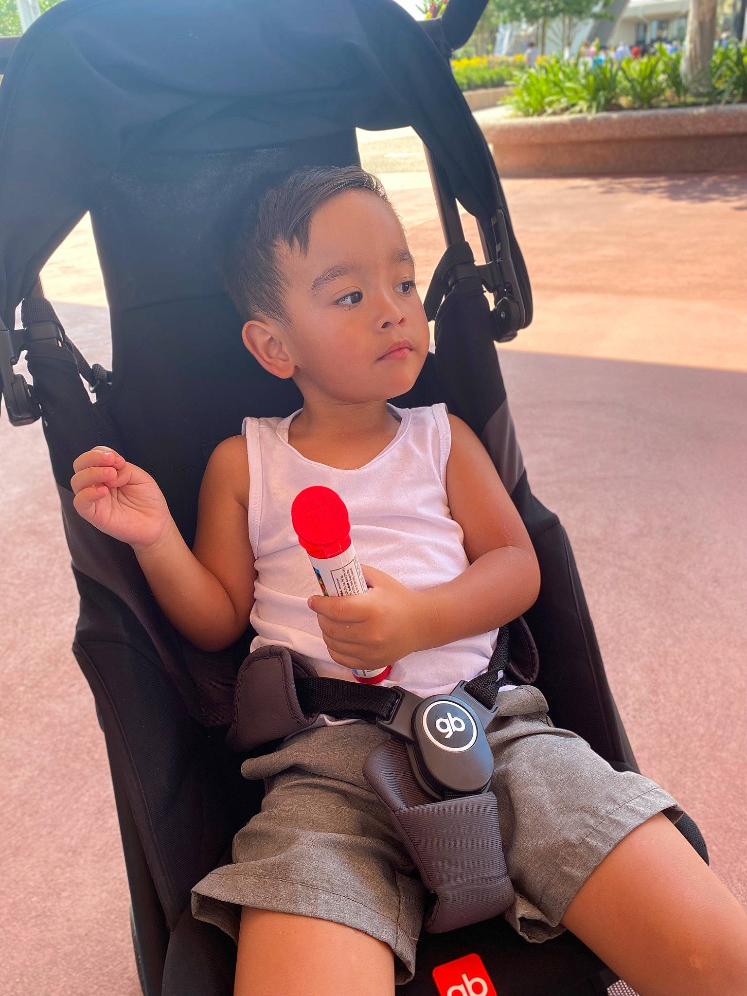 Anthony joined the competition — help win amazing prizes! baby_carriage, black, child, cool, facial_expression, finger, fun, gesture, happy, joint, leg, leisure, person, shorts, shoulder, skin, snapshot, thigh, toddler, trunk