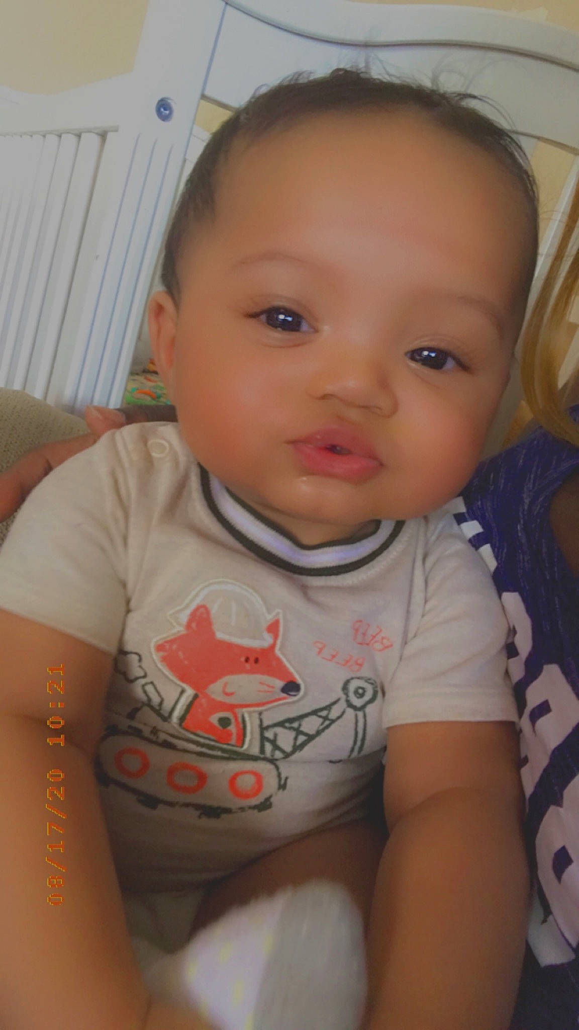 Noah is registered to the contest to win money with this photo: baby, cheek, child, chin, eye, eyebrow, face, forehead, head, iris, lip, mouth, nose, person, skin, toddler