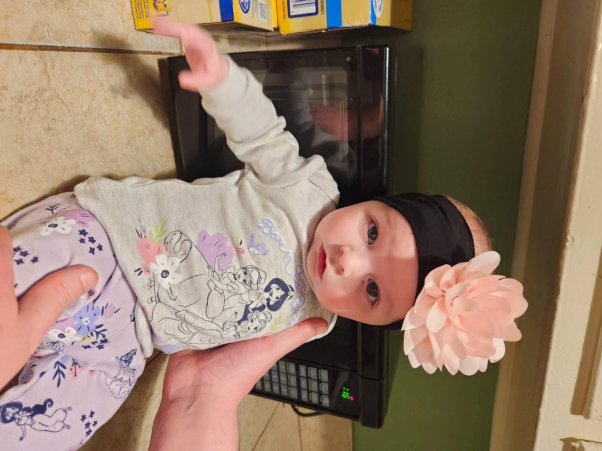 Tiffany joined the competition — help win amazing prizes! baby, baby_products, baby_toddler_clothing, cheek, child, eyelash, finger, fun, hand, happy, hat, headgear, headwear, person, pink, room, shelf, skin, sleeve, t_shirt