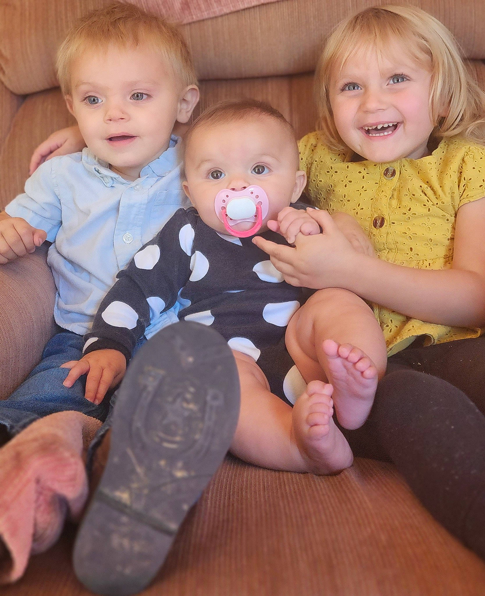 Zeke joined the competition — help win amazing prizes! baby_toddler_clothing, cheek, child, comfort, eye, face, facial_expression, finger, happy, head, iris, joy, lap, leg, organ, people, person, skin, smile, standing