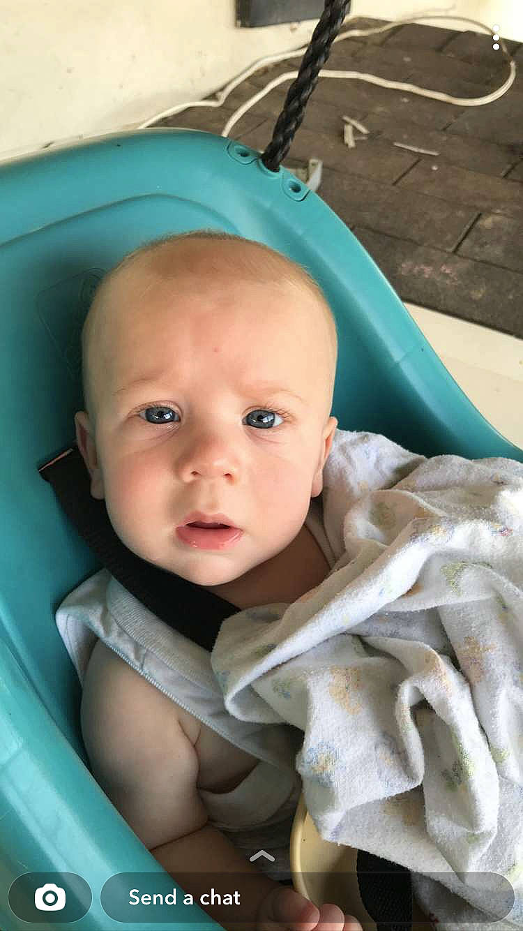 Bryer joined the competition — help win amazing prizes! azure, baby, baby_carriage, baby_products, baby_safety, baby_toddler_clothing, cheek, child, chin, comfort, eye, eyebrow, fun, happy, iris, linens, mouth, nose, person, skin