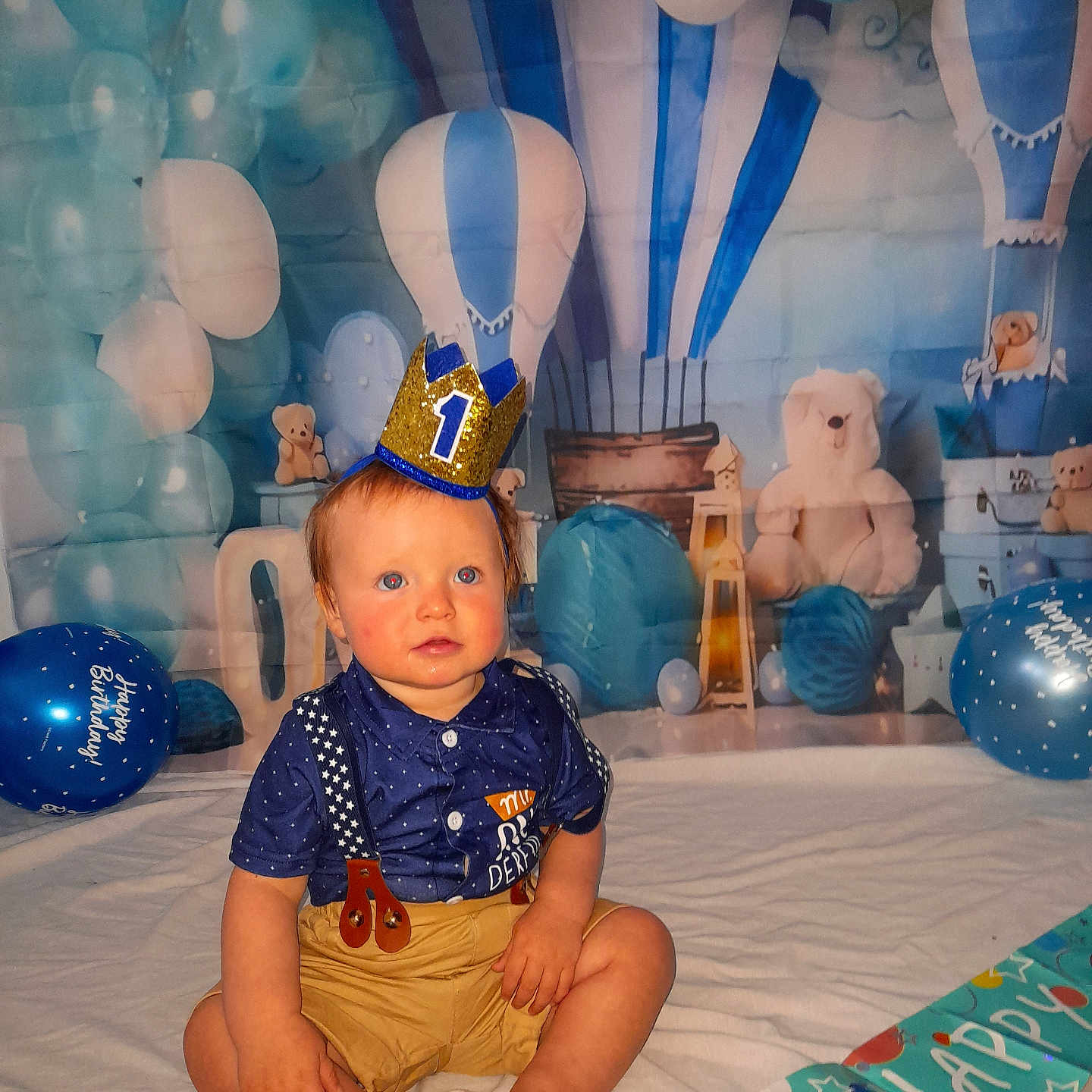 Jacob joined the competition — help win amazing prizes! accessories, baby, balloon, birthdaycake, bodypart, clothing, face, finger, hand, hat, head, inflatable, partyhat, people, person, photography, portrait, sphere, teddybear, toy