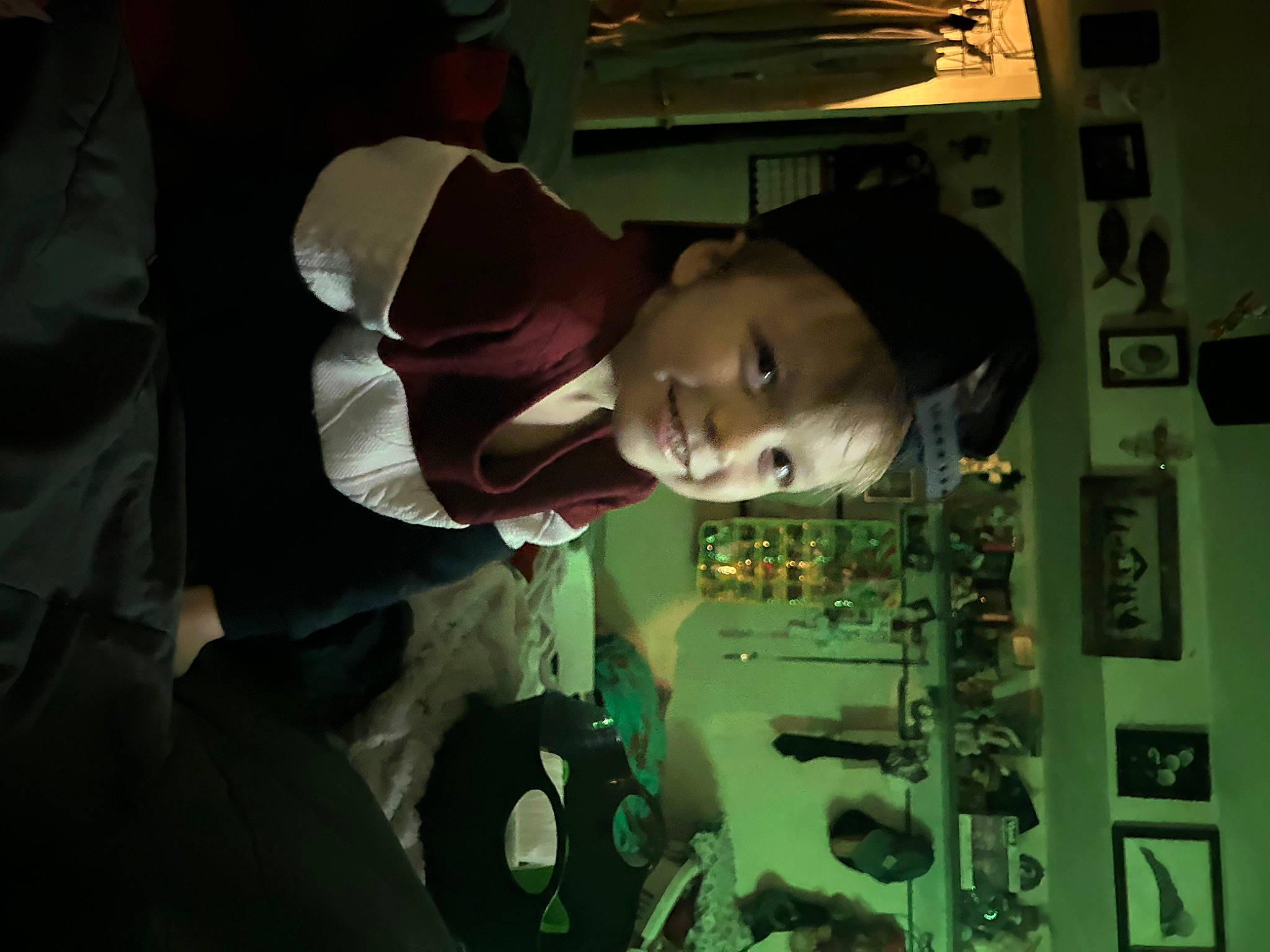 Aiden is registered to the contest to win money with this photo: baseball_cap, cap, circuit_component, electrical_network, electronic_component, electronic_engineering, engineering, event, eyewear, fashion_accessory, fun, hat, joy, machine, mechanic, person, personal_protective_equipment, picture_frame, room