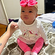 Wynter joined the competition — help win amazing prizes! baby, baseballcap, bodypart, cap, clothing, face, finger, furniture, hand, hat, head, hosiery, indoors, pants, person, photography, portrait, sitting, sock, t_shirt
