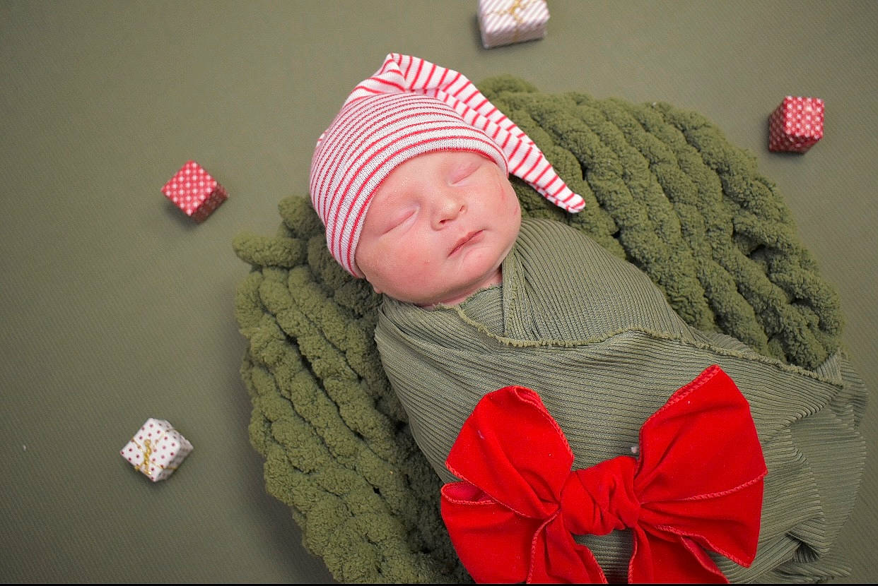 August joined the competition — help win amazing prizes! baby, beanie, bedding, cap, carmine, comfort, craft, fur, hat, headwear, holiday, knit_cap, linens, magenta, pattern, person, pink, red, room, toddler