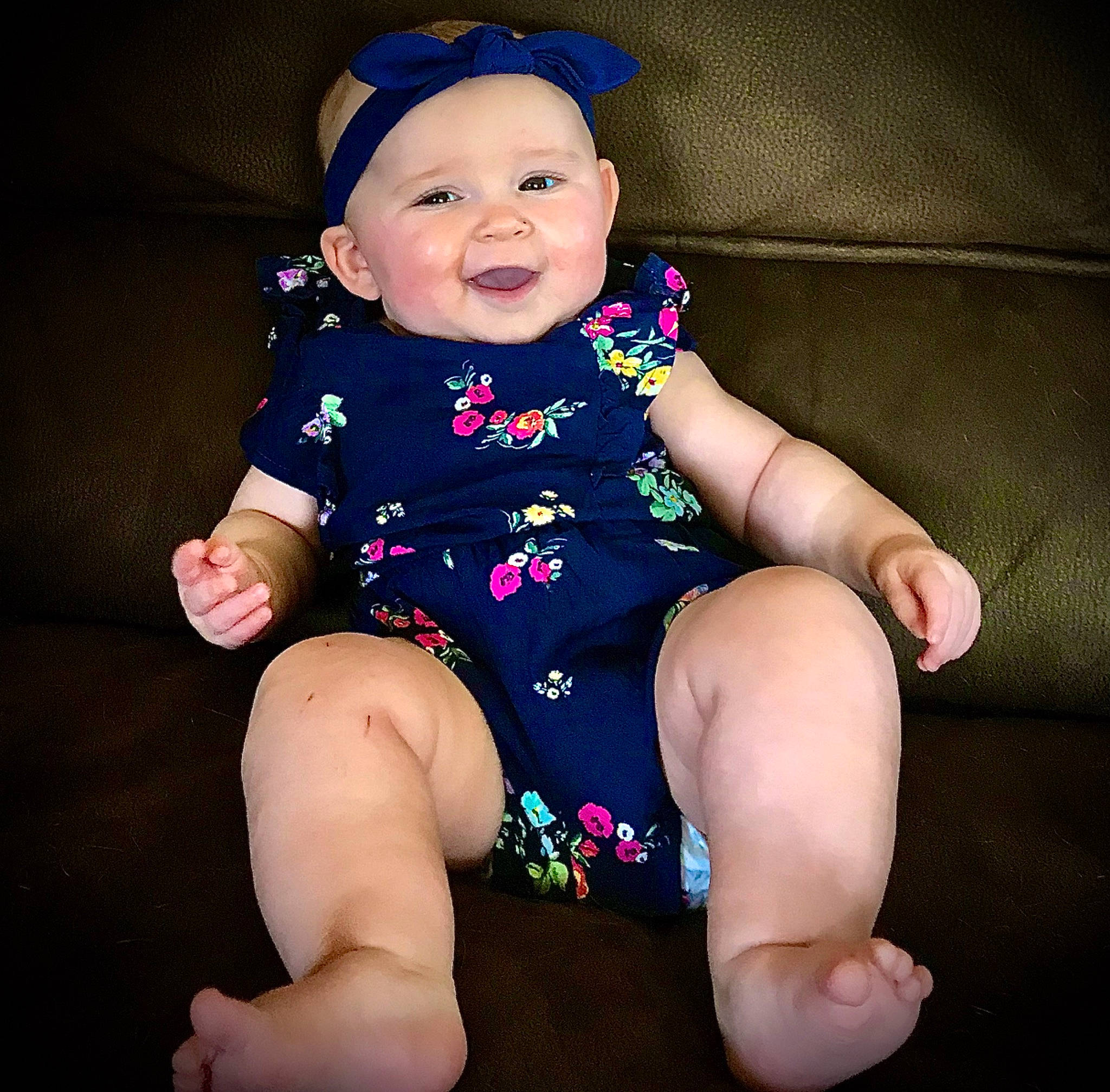 Gwynevere joined the competition — help win amazing prizes! arm, baby, baby_products, baby_toddler_clothing, cheek, child, diaper, finger, hand, headgear, headwear, joy, leg, person, sitting, smile, thigh, toddler