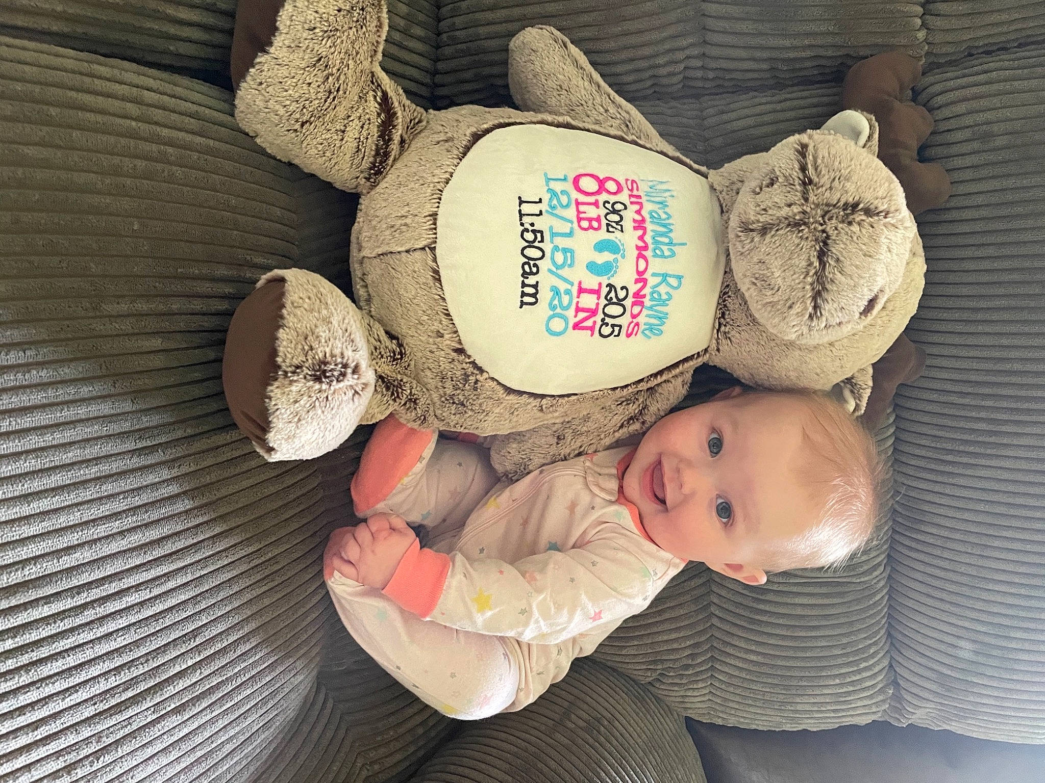 Miranda is registered to the contest to win money with this photo: baby, baby_products, baby_safety, baby_sleeping, baby_toddler_clothing, child, comfort, hat, headgear, human_body, lap, nap, person, plant, room, sitting, sleep, toddler, tree, wood