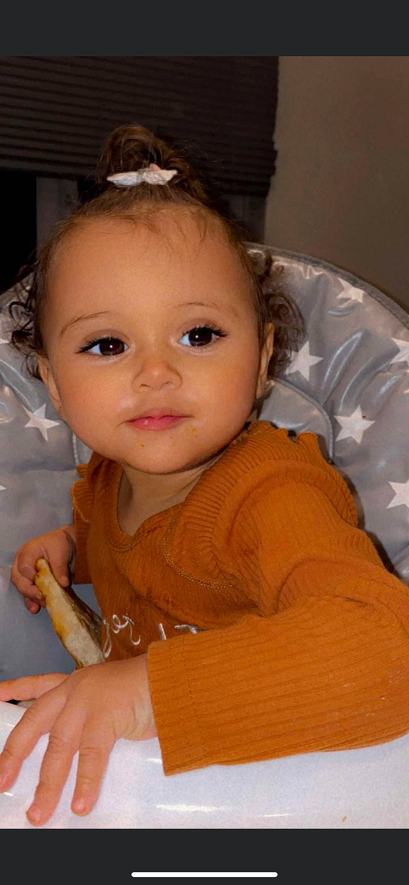 Amina joined the competition — help win amazing prizes! baby_toddler_clothing, cheek, chin, ear, eye, eyebrow, eyelash, finger, forehead, happy, head, iris, lip, mouth, nose, organ, person, skin, sleeve, smile