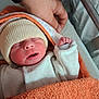 ézékiel participe au concours pour gagner de l'argent avec cette photo : newborn, baby, infant, hat, blanket, towel, hand, person, sleeping, clothing, bed, hospital, skin, wrapped, cute, resting, warm, soft, cozy, portrait