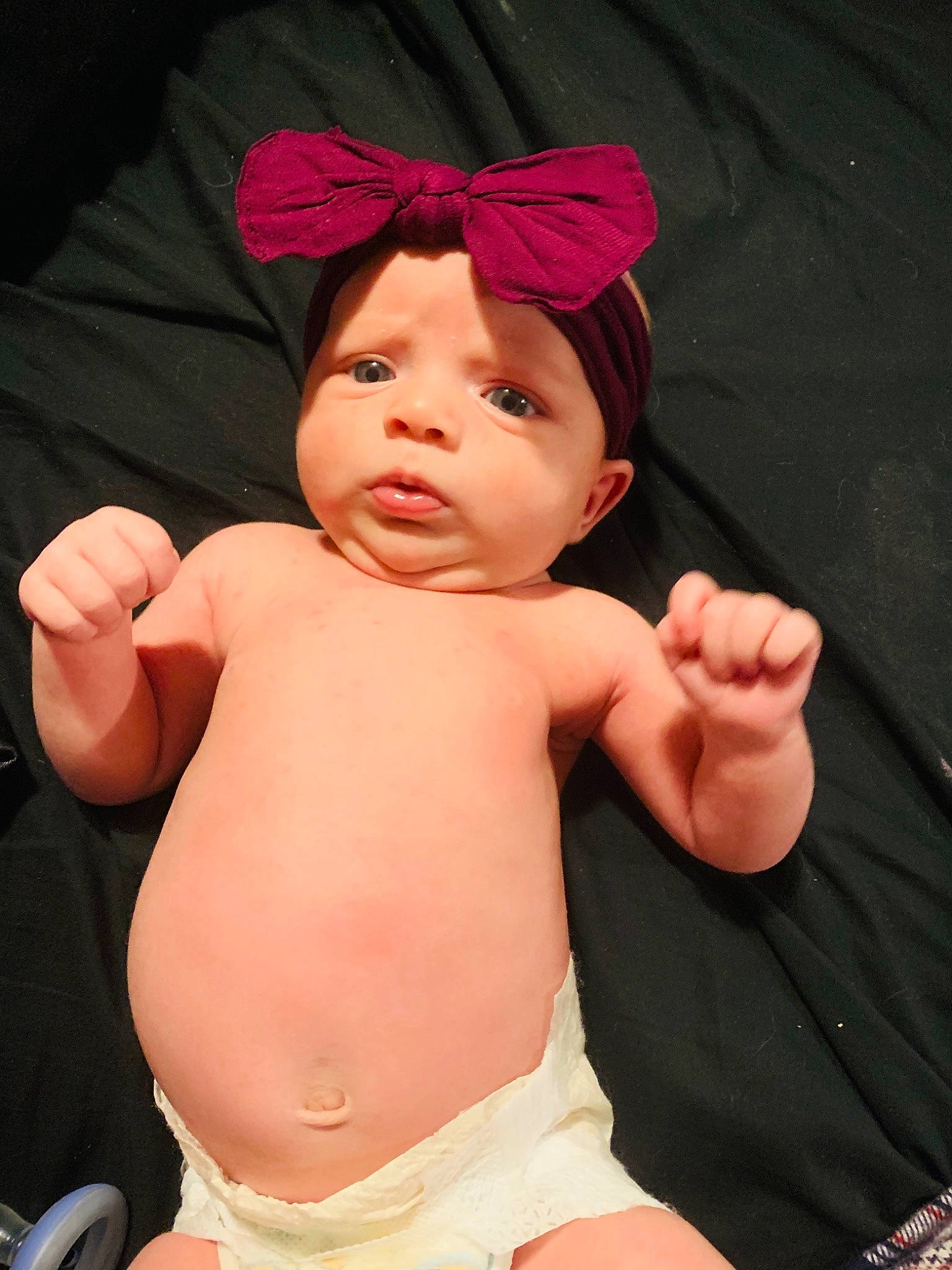 Daisy joined the competition — help win amazing prizes! baby, baby_toddler_clothing, cheek, chin, dress, eye, face, gesture, happy, head, headwear, human_body, lip, mouth, muscle, neck, nose, person, pink, skin