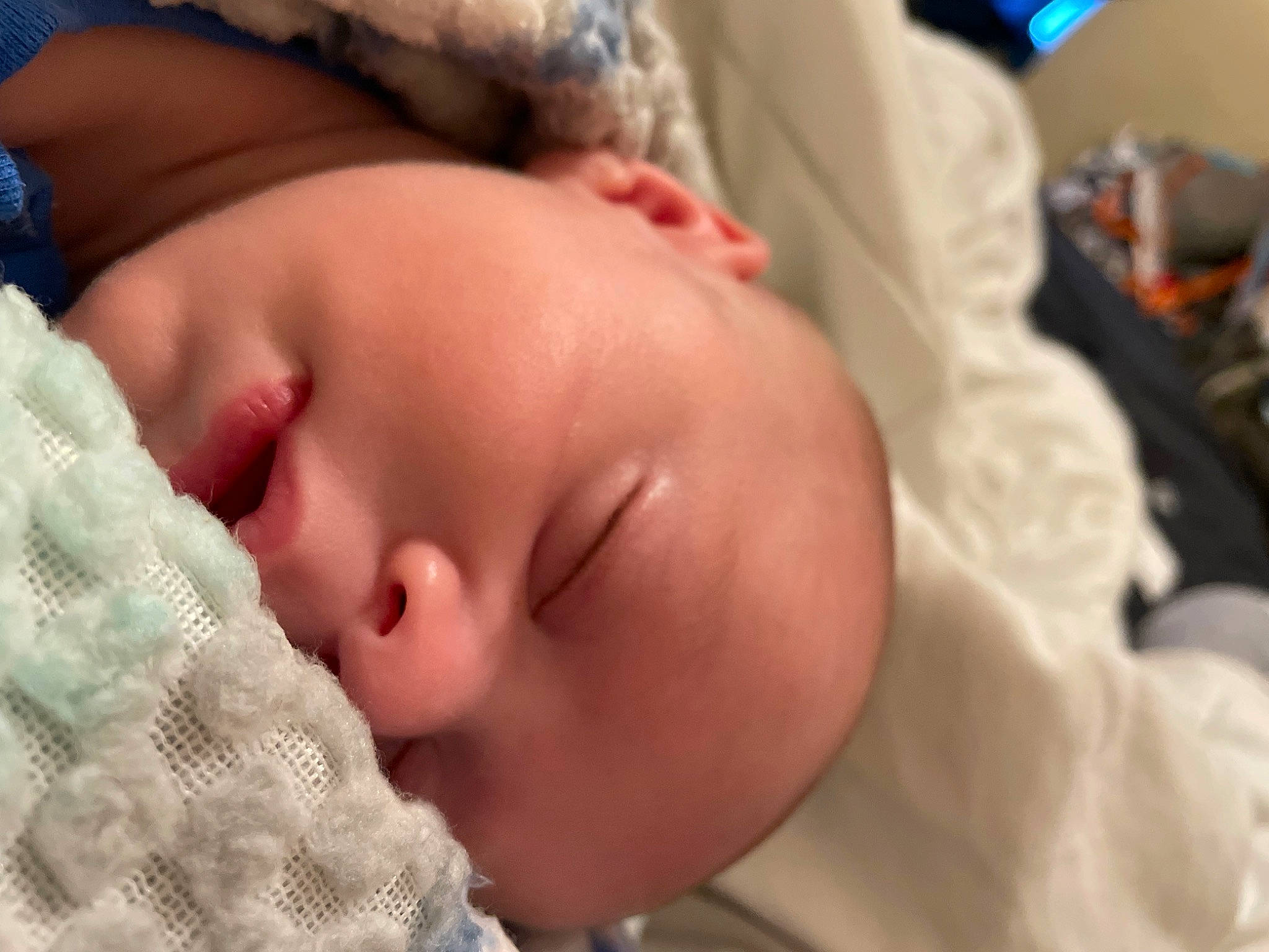 Tyler joined the competition — help win amazing prizes! baby, baby_sleeping, baby_toddler_clothing, bedtime, cheek, child, comfort, eyebrow, eyelash, headwear, iris, linens, lip, mouth, nap, neck, nose, pattern, person, skin