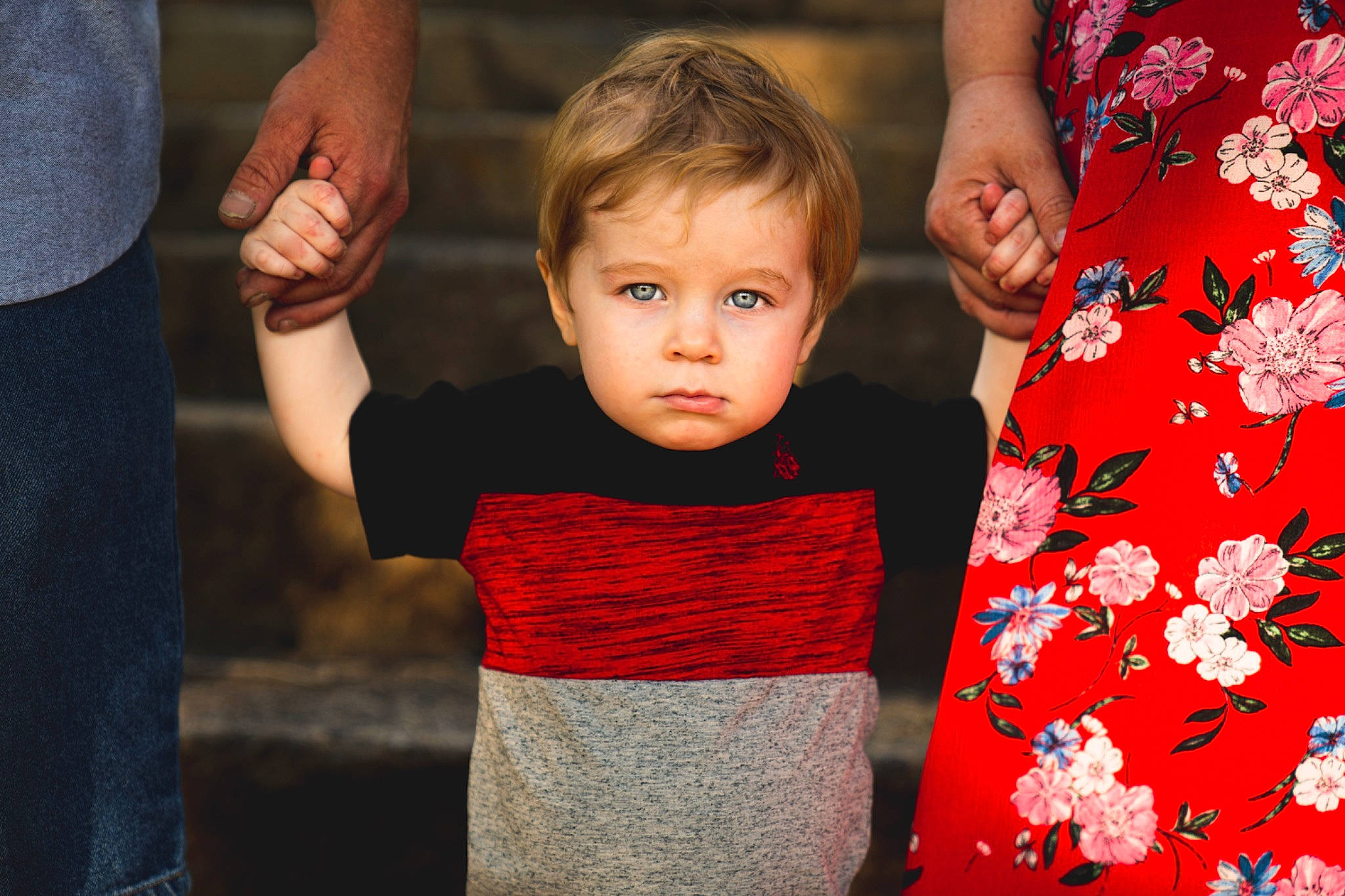 Kaleb joined the competition — help win amazing prizes! child, gesture, person, photography, red, smile, toddler