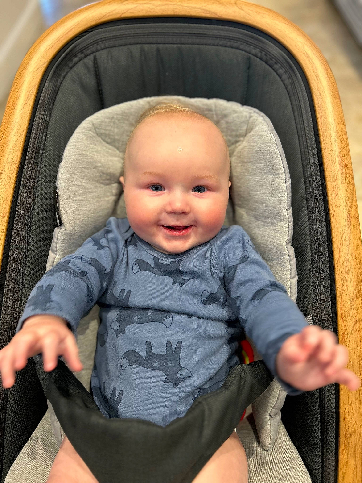 Maxwell Ethan joined the competition — help win amazing prizes! baby, baby_carriage, black, cheek, chin, comfort, eye, face, facial_expression, hairstyle, head, human_body, iris, joy, mouth, nose, organ, person, product, skin