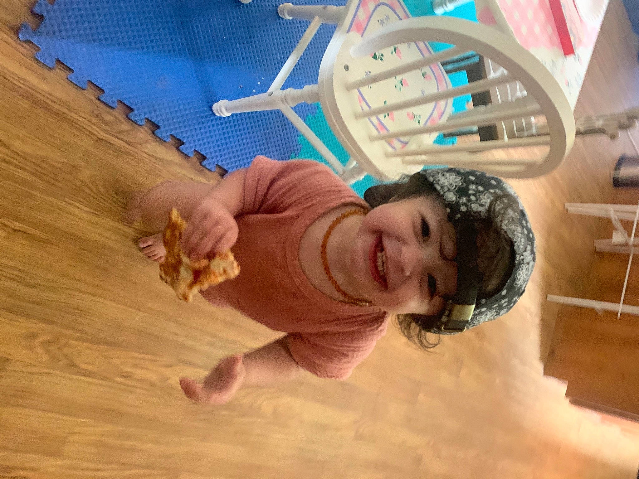 Theodora joined the competition — help win amazing prizes! baby, ceiling, child, flooring, fun, gesture, happy, hardwood, headwear, joy, landscape, leisure, person, play, recreation, sand, smile, soil, toddler, vacation