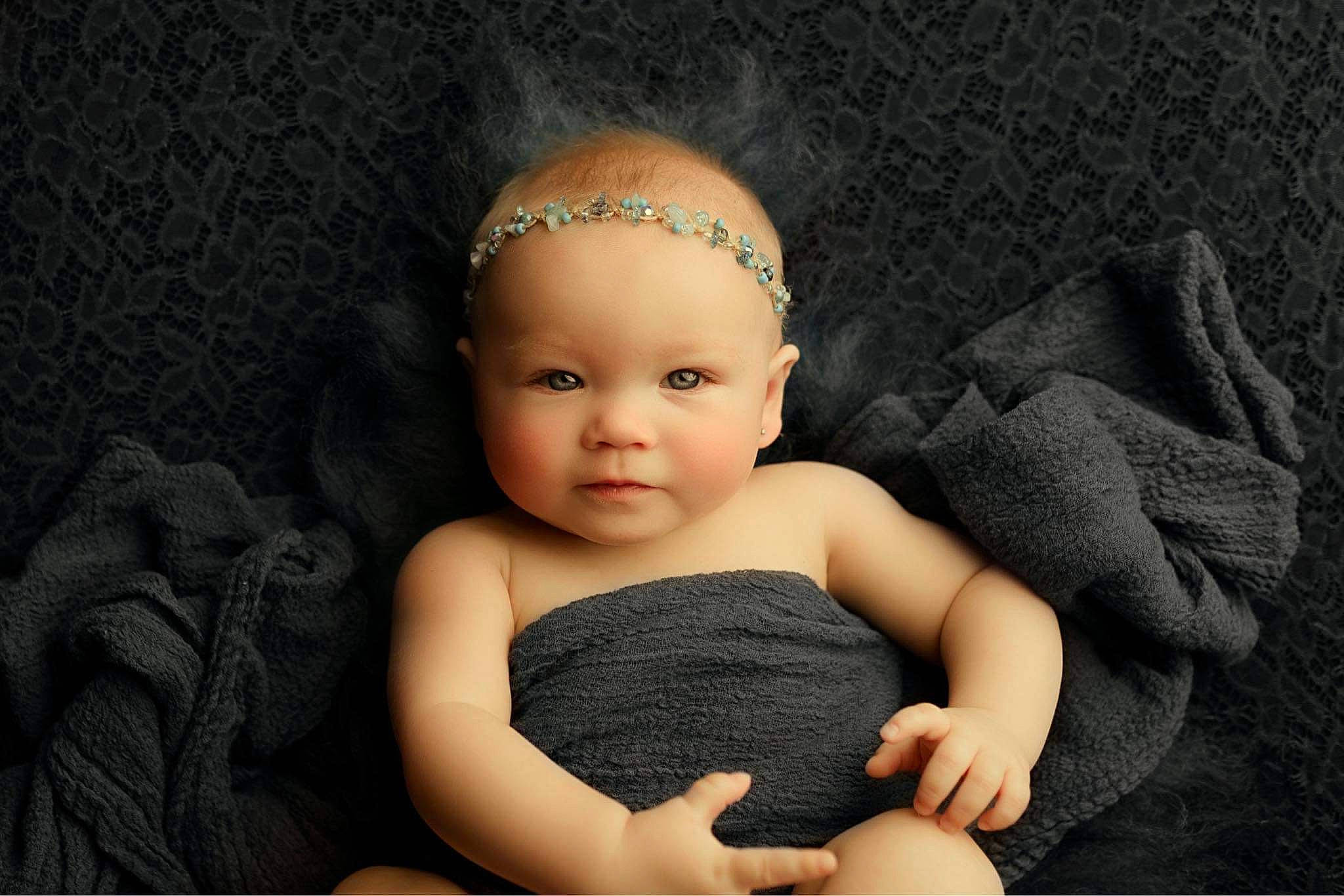 Akira joined the competition — help win amazing prizes! baby, baby_toddler_clothing, cheek, child, comfort, ear, eye, eyebrow, eyelash, fashion_accessory, flash_photography, hair_accessory, happy, head, headband, headpiece, jewellery, lip, person, skin