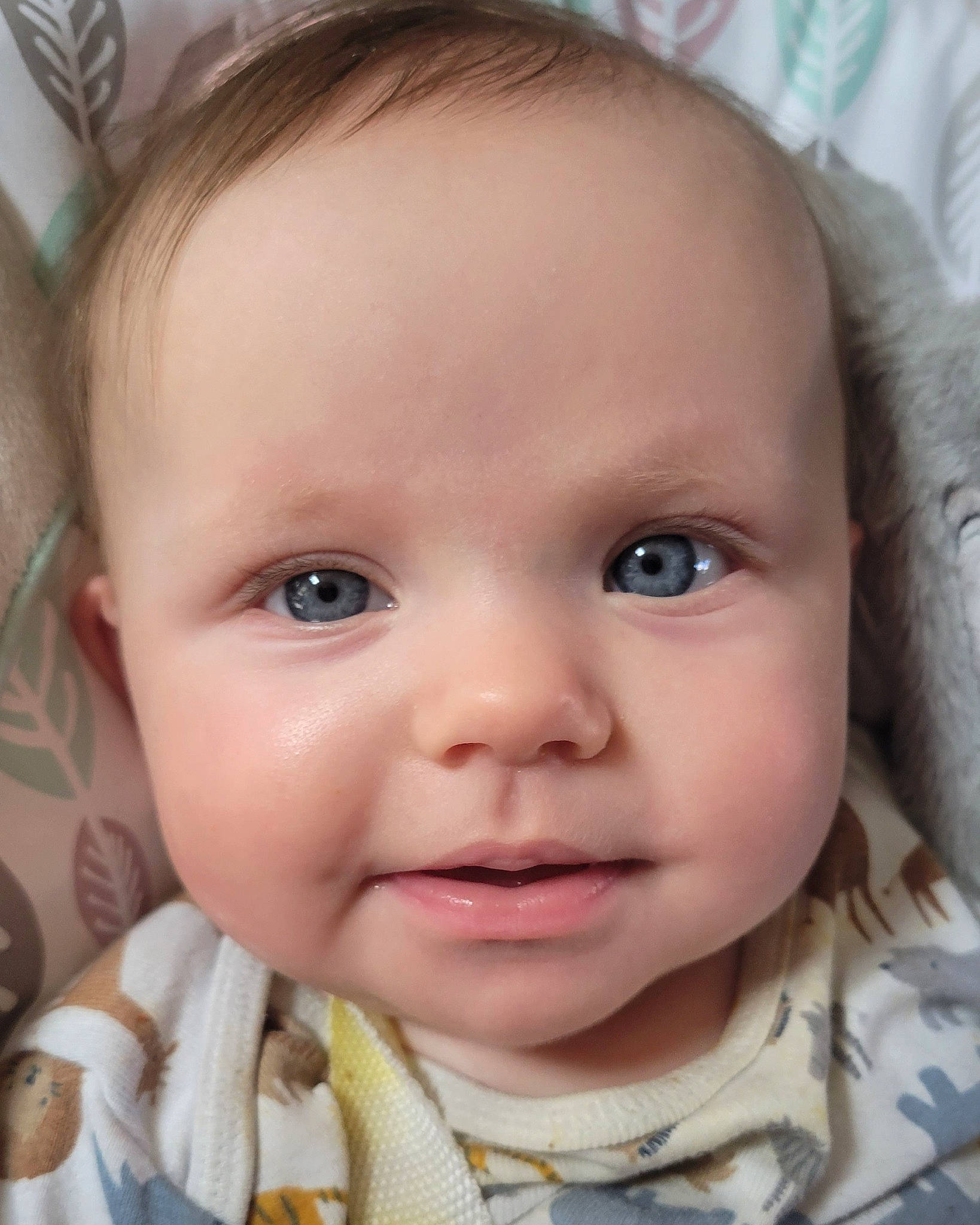 Willow joined the competition — help win amazing prizes! baby, baby_toddler_clothing, cheek, chin, ear, eye, eyebrow, eyelash, facial_expression, forehead, head, iris, lip, mouth, nose, organ, person, skin, smile, toddler