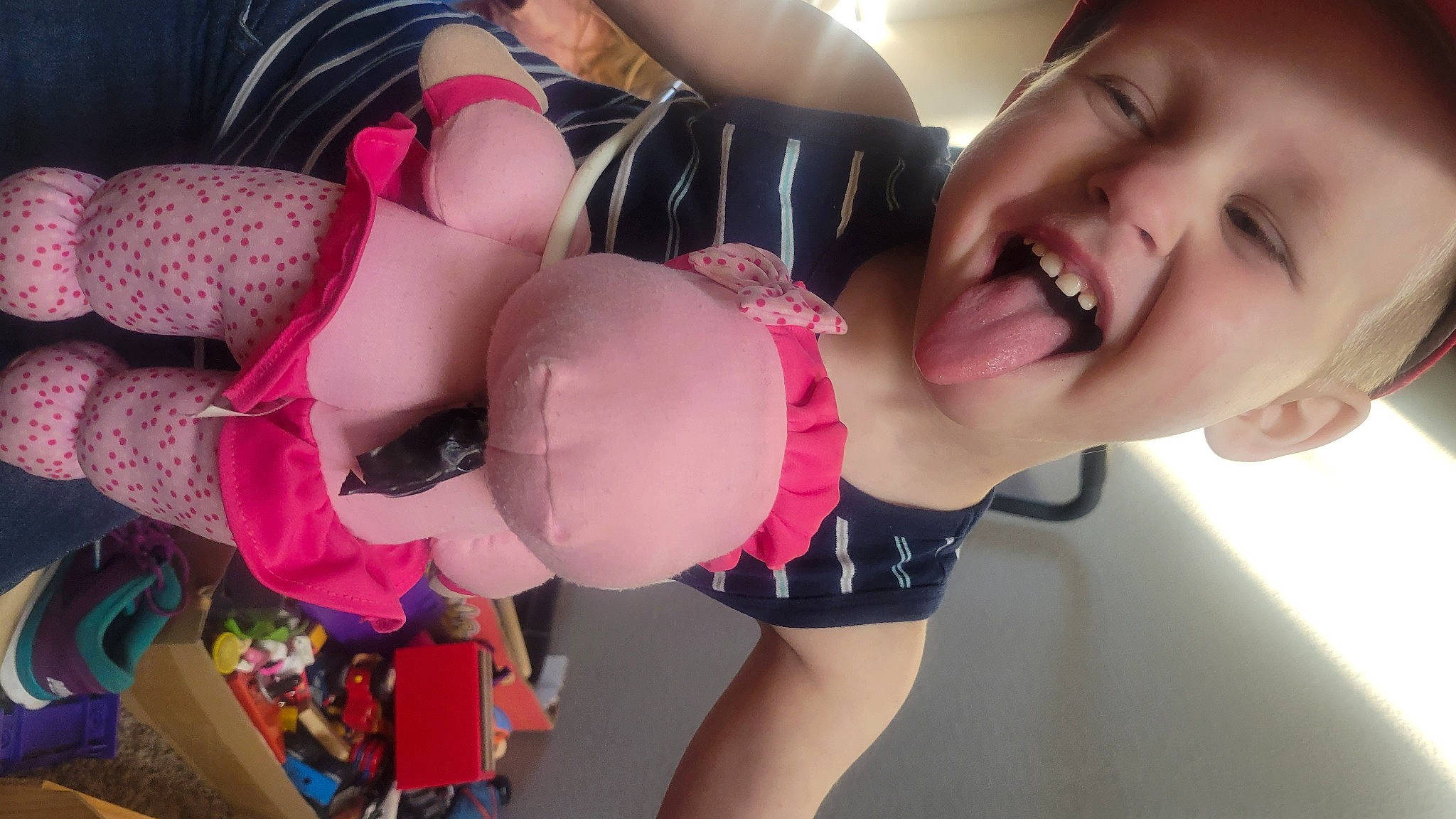 Gavin joined the competition — help win amazing prizes! abdomen, black_hair, brassiere, chest, gesture, happy, joint, leg, lingerie_top, lip, mouth, person, pink, shoulder, skin, smile, swimwear, thigh, trunk, undergarment