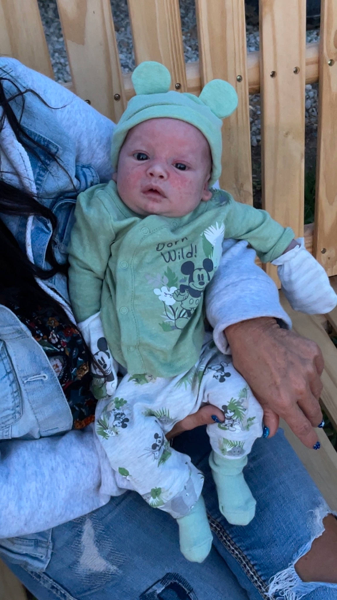 Billy is registered to the contest to win money with this photo: baby, baby_products, baby_safety, baby_toddler_clothing, cheek, child, comfort, eye, grass, head, headwear, lap, linens, pattern, person, product, sitting, skin, sleeve, toddler