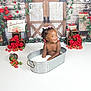 Averiana is registered to the contest to win money with this photo: baby, milk, metal_tub, roses, strawberries, flowers, smile, child, portrait, decor, wooden_backdrop, greenery, red, cute, happy, sitting, indoor, photography, infant, beads