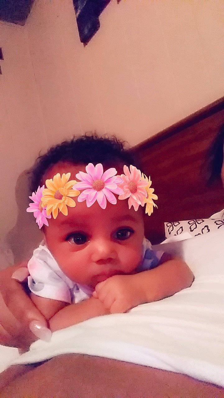 Faviah La'Mariana Johnson joined the competition — help win amazing prizes! child, face, girl, hair_accessory, head, headband, headgear, headpiece, headwear, infant, person, pink, product, skin, toddler