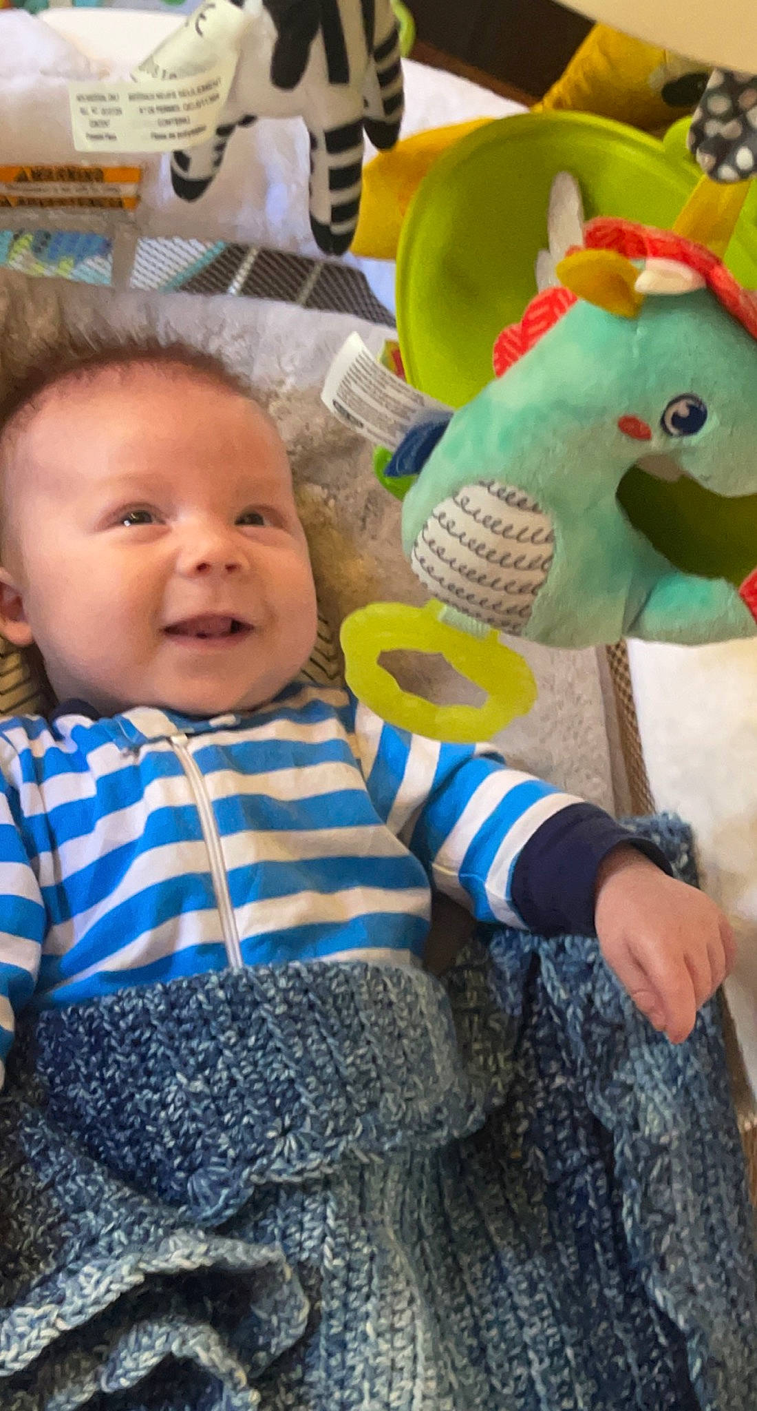 Braxton Hurley joined the competition — help win amazing prizes! baby, baby_toddler_clothing, cheek, child, eye, fun, green, happy, head, iris, mammal, organ, person, photograph, skin, sleeve, smile, toddler, toy, vertebrate