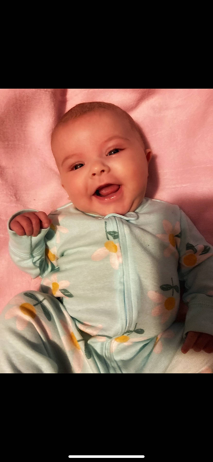 Adalynn is registered to the contest to win money with this photo: baby, baby_toddler_clothing, cheek, child, comfort, dress, eyebrow, flash_photography, gesture, happy, iris, lip, mouth, nose, orange, person, pink, skin, sleeve, smile