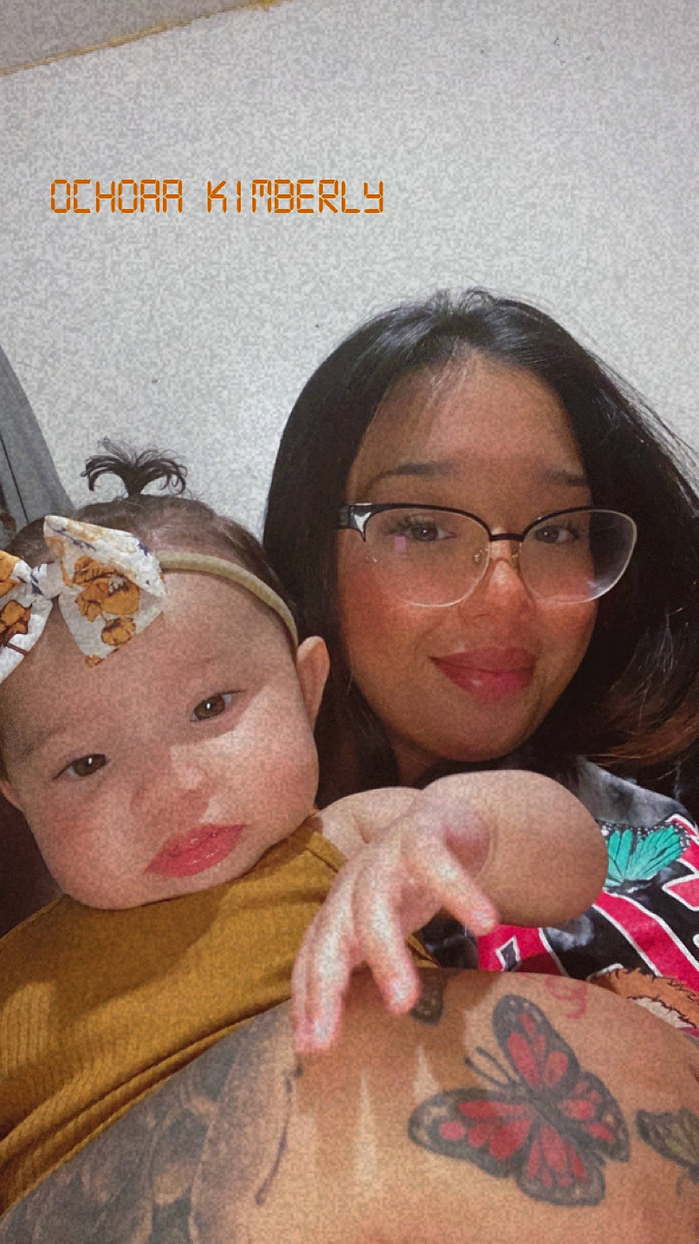 Aubriella is registered to the contest to win money with this photo: baby, black_hair, cheek, chin, eyebrow, eyelash, eyewear, facial_expression, forehead, glasses, hair, happy, head, headwear, joy, lip, nose, person, pink, selfie