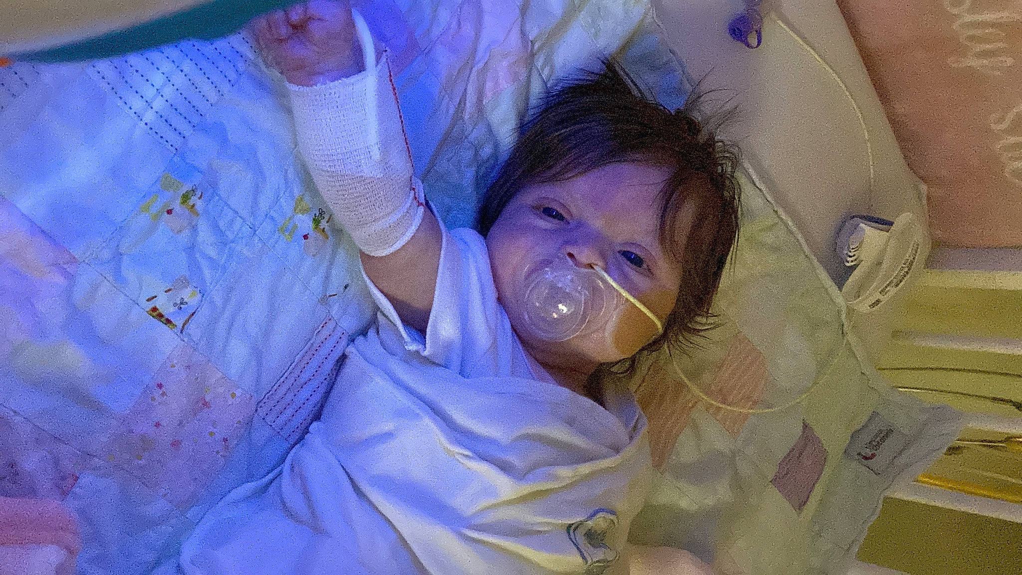 Kensley is registered to the contest to win money with this photo: baby, comfort, electric_blue, event, fun, gesture, happy, jaw, magenta, mouth, person, purple, service, smile, toddler