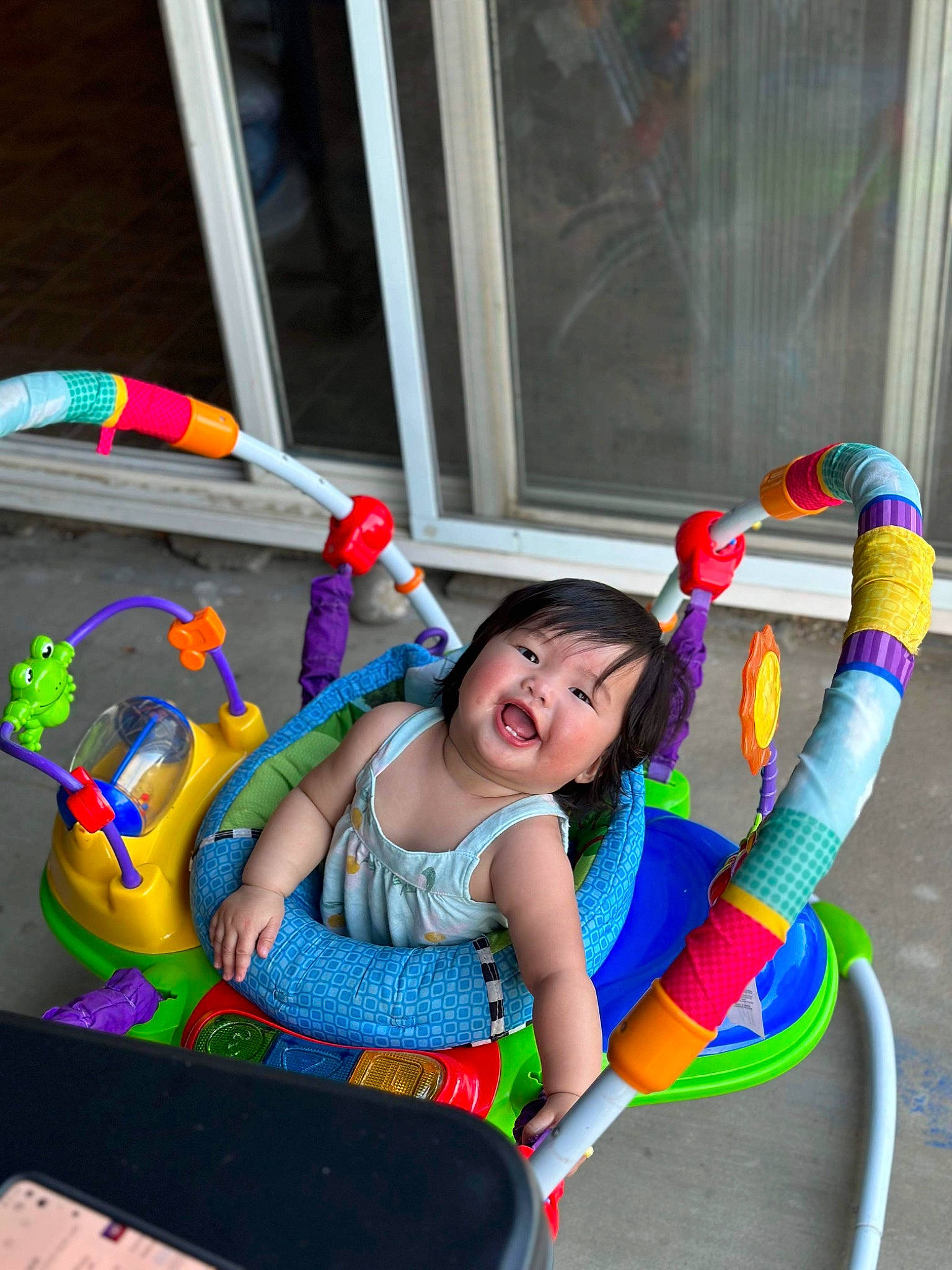 Arya joined the competition — help win amazing prizes! bag, child, costume, entertainment, event, fashion_accessory, fun, human_leg, leisure, luggage_and_bags, magenta, musical_instrument, pattern, performing_arts, person, pink, recreation, sandal, sitting, thigh