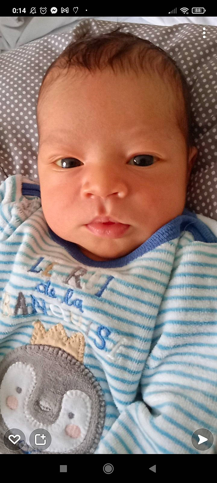 José participe au concours pour gagner de l'argent avec cette photo : baby, baby_products, baby_toddler_clothing, cheek, child, chin, close_up, clothing, comfort, eye, eyebrow, eyelash, iris, linens, lip, mouth, nose, person, skin, sleeve