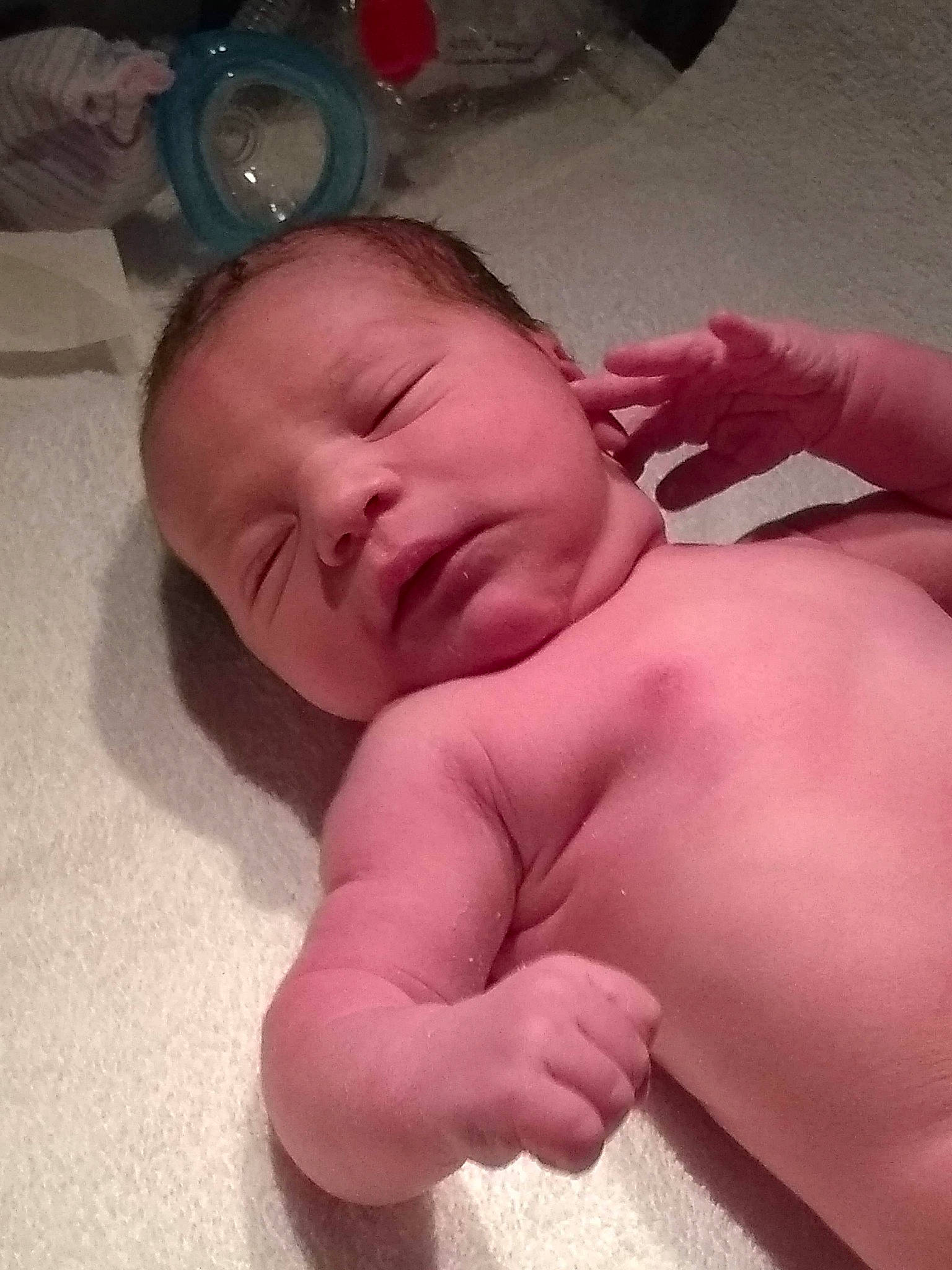 Anthony Jr joined the competition — help win amazing prizes! bedtime, cheek, child, childbirth, chin, close_up, ear, face, finger, hand, head, infant, lip, mouth, muscle, neck, person, skin, sleep, thumb