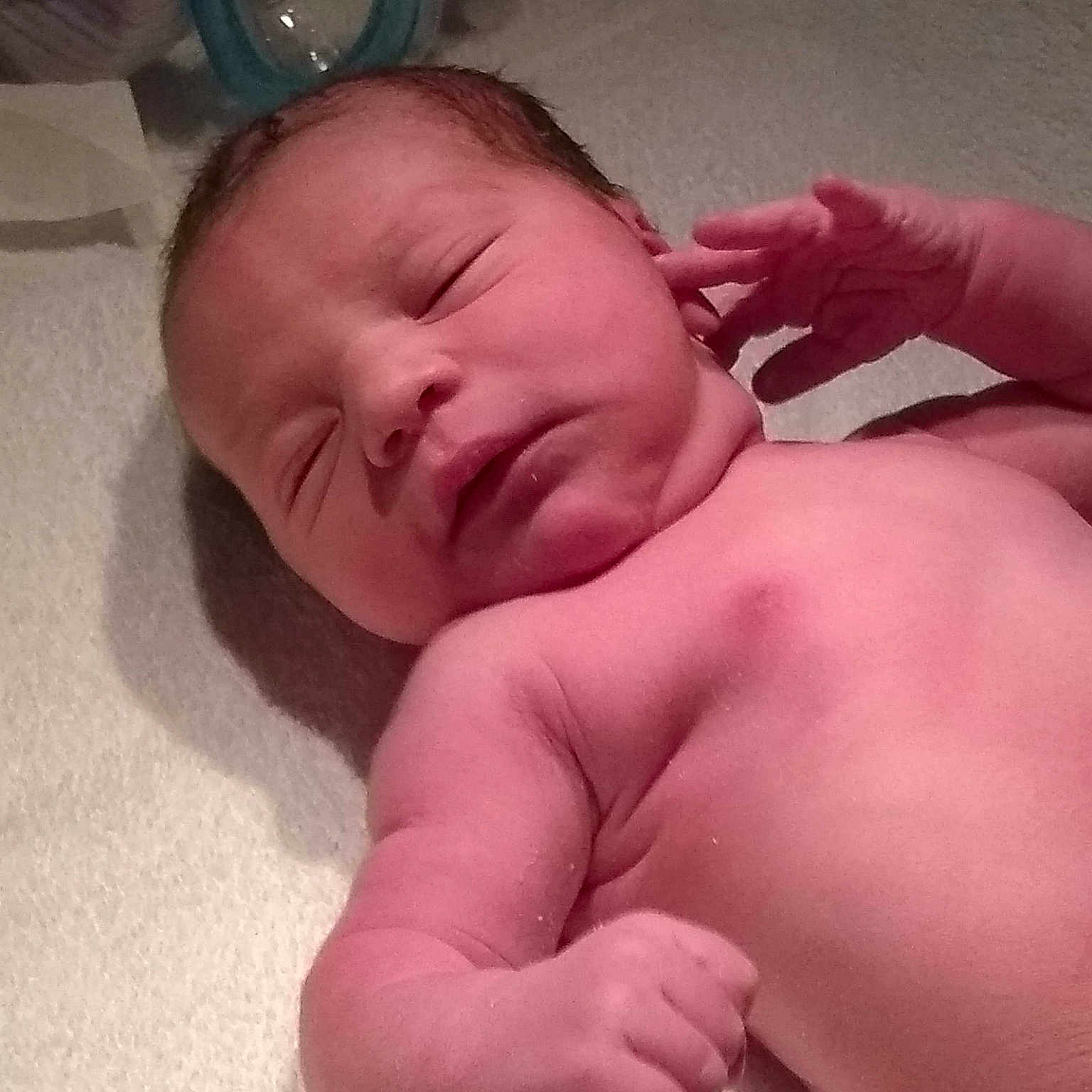 Anthony Jr joined the competition — help win amazing prizes! bedtime, cheek, child, childbirth, chin, close_up, ear, face, finger, hand, head, infant, lip, mouth, muscle, neck, person, skin, sleep, thumb