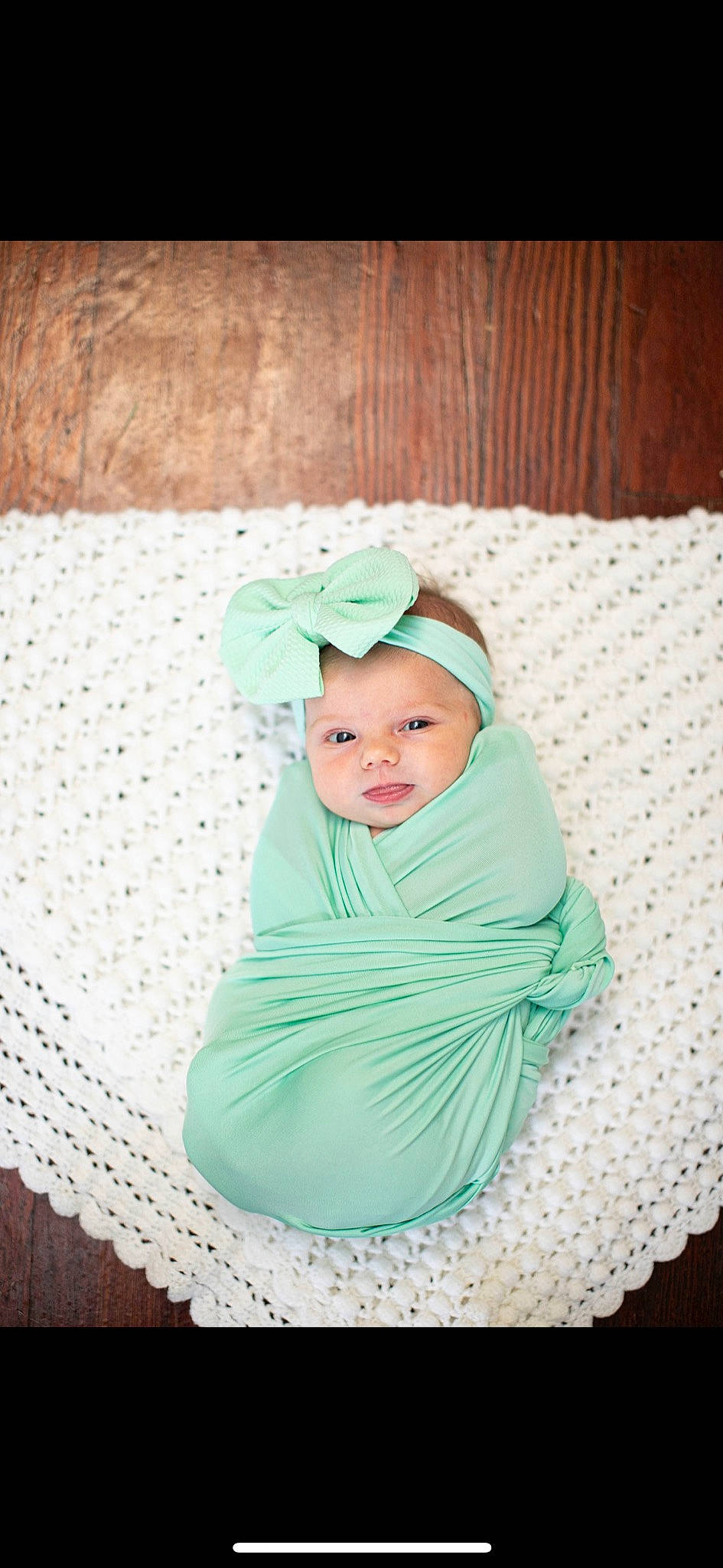 Adalee joined the competition — help win amazing prizes! baby, baby_products, child, green, headwear, person, photograph, product, toddler, turquoise