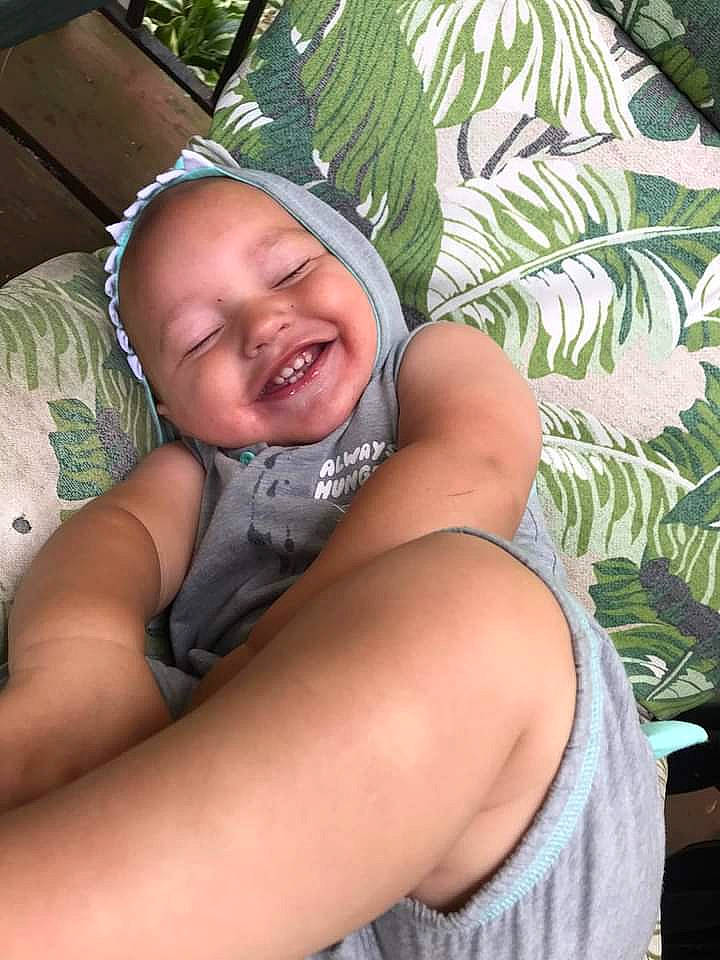 Braydon joined the competition — help win amazing prizes! arecales, chest, child, elbow, eye, fun, grass, happy, joy, leisure, people_in_nature, person, plant, sitting, skin, smile, sun_hat, t_shirt, thigh, toddler