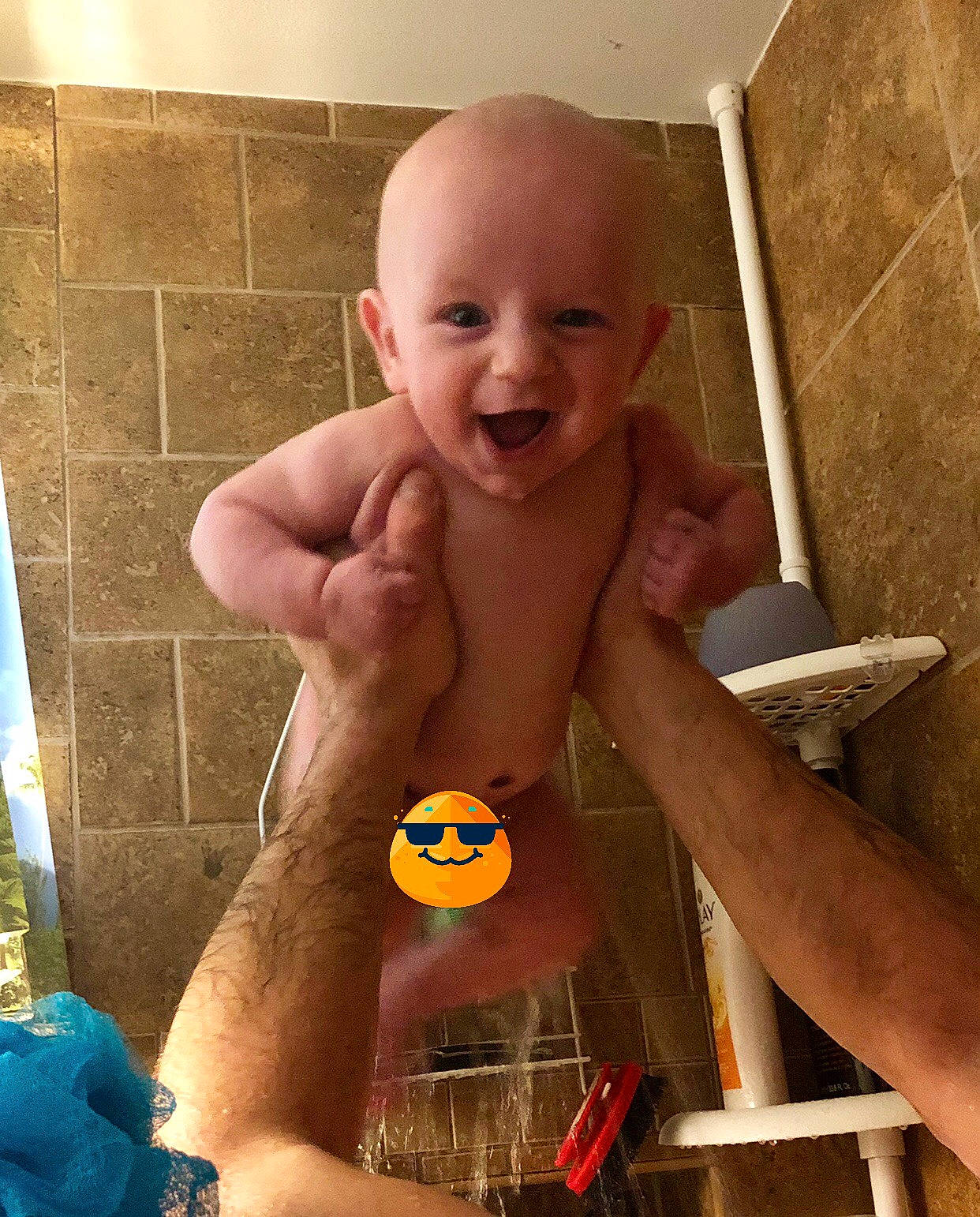 Mavryk is registered to the contest to win money with this photo: arm, barechested, bathing, child, male, mouth, muscle, person, toddler