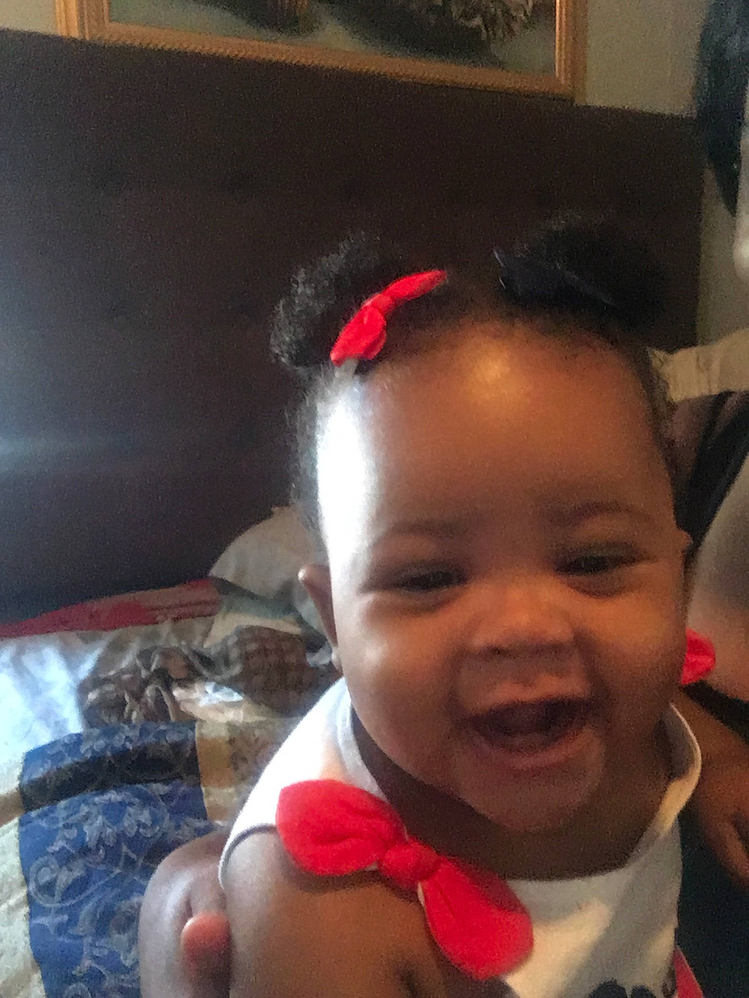 Layla joined the competition — help win amazing prizes! baby, black_hair, cheek, child, cool, ear, eyebrow, face, forehead, hair, head, lip, mouth, nose, person, selfie, smile, toddler