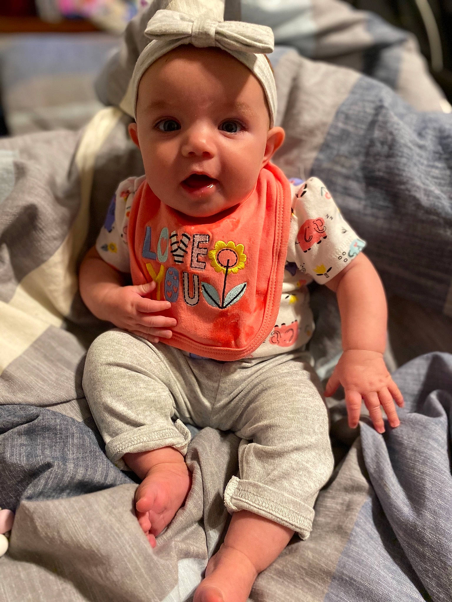 Madalynn joined the competition — help win amazing prizes! baby, cheek, child, ear, fun, people, person, play, sitting, skin, smile, toddler