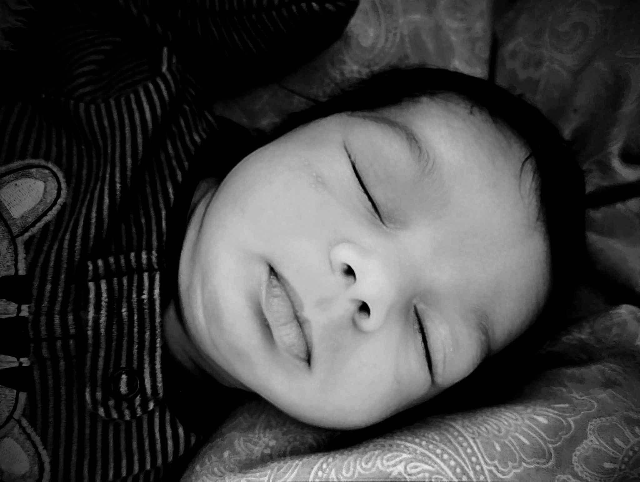 Blaze joined the competition — help win amazing prizes! baby, bedtime, cheek, child, close_up, comfort, darkness, eye, eyebrow, eyelash, flash_photography, hair, happy, monochrome, monochrome_photography, mouth, nose, person, skin, tints_and_shades