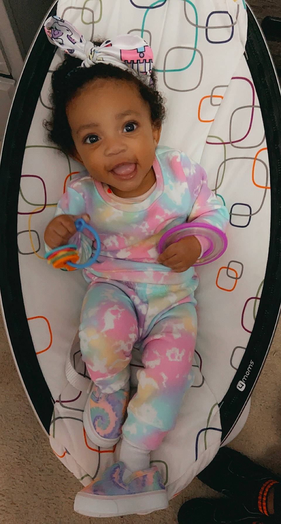 Lexington is registered to the contest to win money with this photo: baby, cheek, child, person, pink, play, smile, toddler