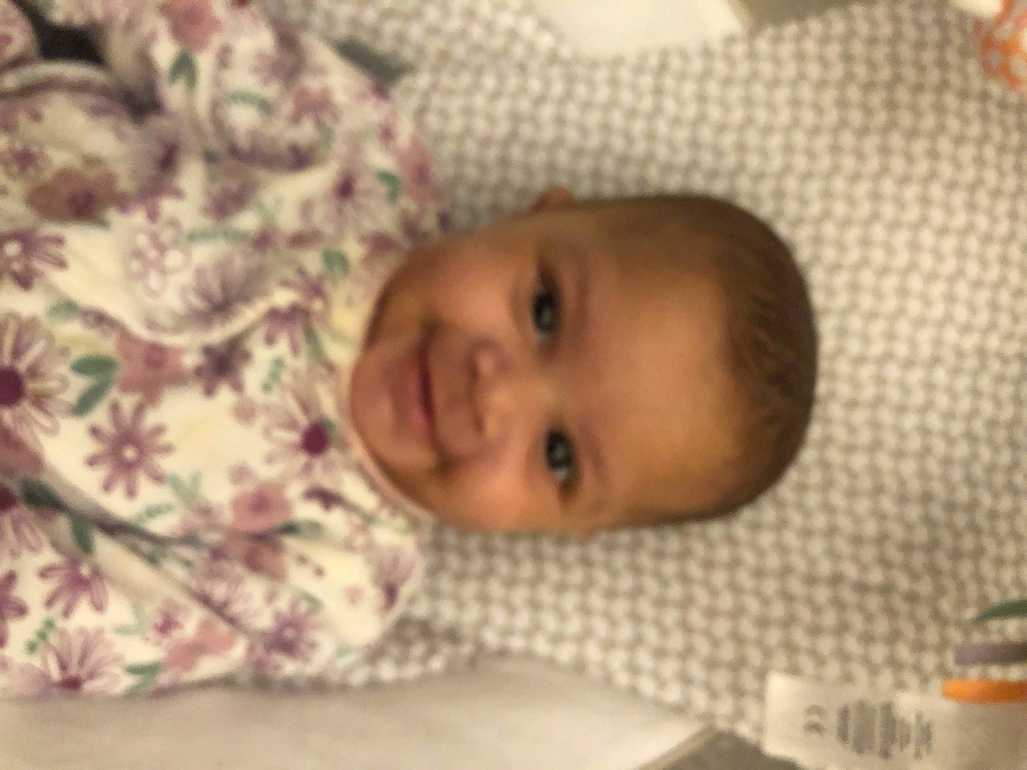 Skylynn joined the competition — help win amazing prizes! baby, bed, bedtime, cheek, child, chin, eye, face, facial_expression, forehead, head, human, infant_bed, iris, joy, lip, mouth, nose, person, product