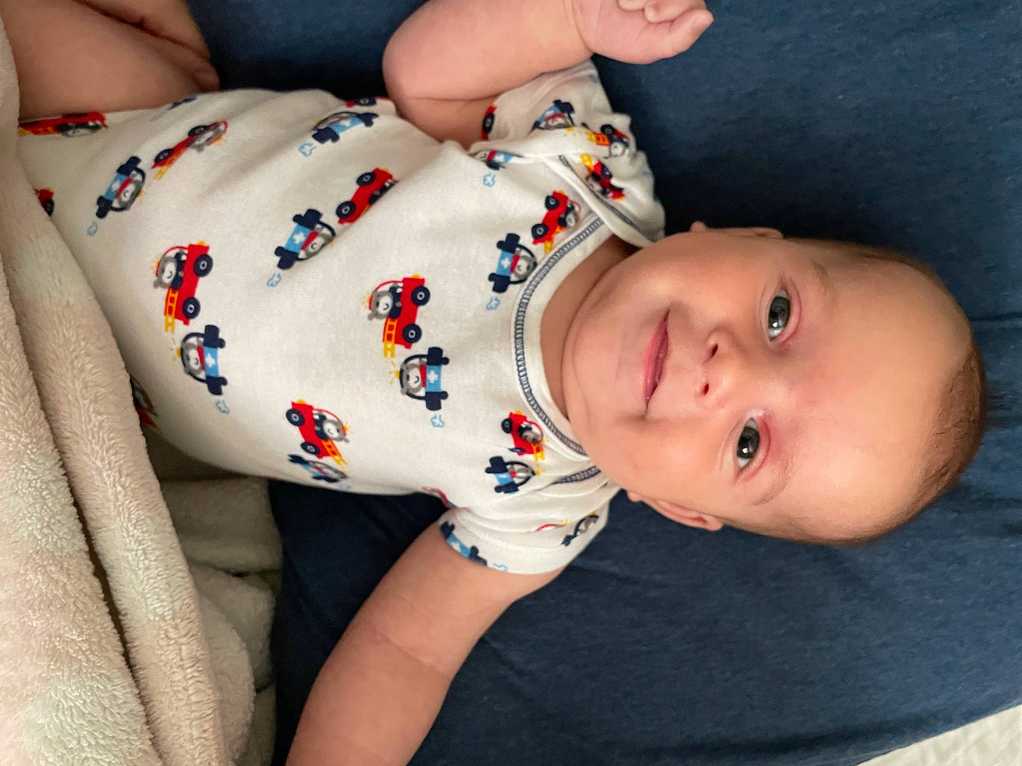 Fisher joined the competition — help win amazing prizes! baby, baby_products, baby_toddler_clothing, cheek, chest, child, comfort, elbow, eyelash, finger, happy, human_leg, nose, pattern, person, product, sitting, skin, sleeve, toddler
